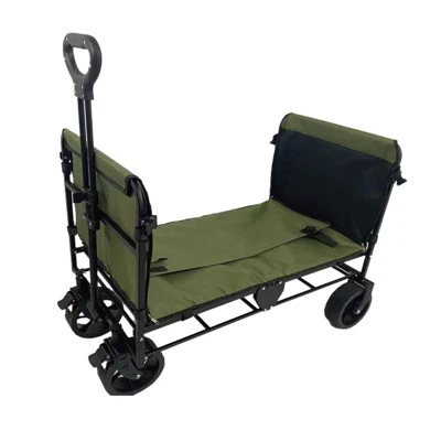 Kokoontaitettava kärry Outdoor Utility kokoontaitettava vaunu istuimella